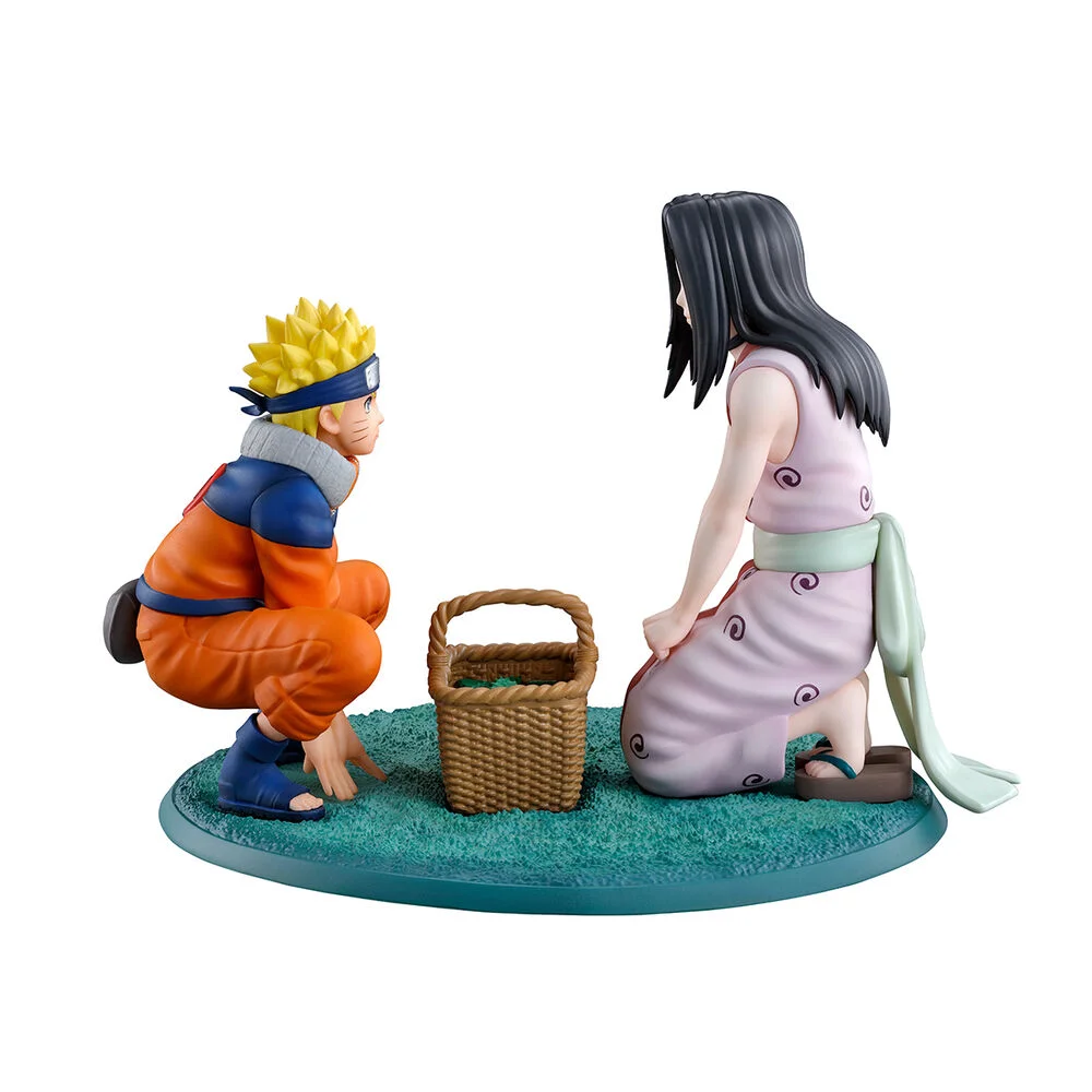 Naruto The Land of Waves Naruto Uzumaki & Haku Ichibansho figure 10cm